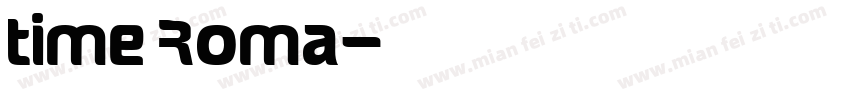 time Roma字体转换